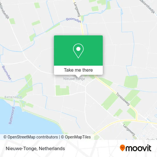 Nieuwe-Tonge map
