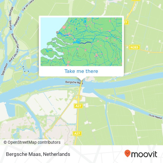 Bergsche Maas map