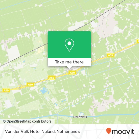 Van der Valk Hotel Nuland map