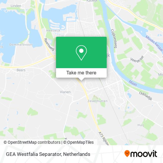 GEA Westfalia Separator map