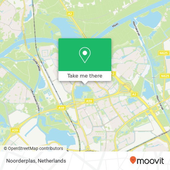 Noorderplas map