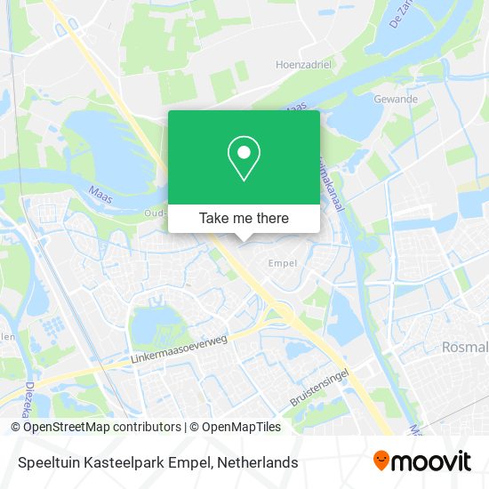 Speeltuin Kasteelpark Empel map