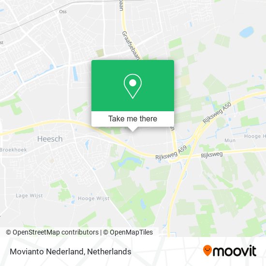 Movianto Nederland map