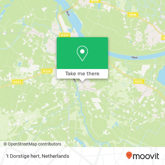 't Dorstige hert map