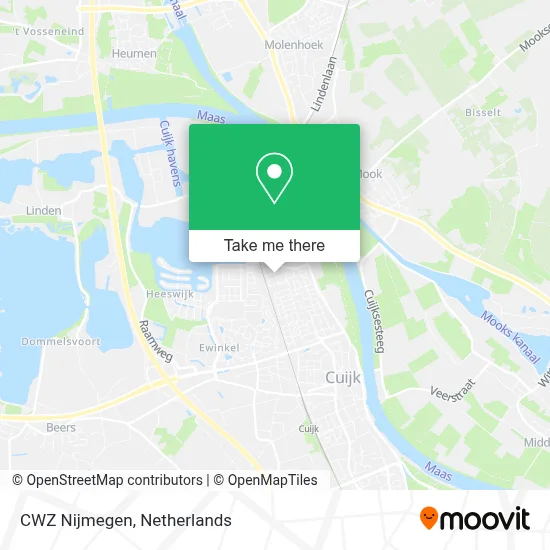 CWZ Nijmegen map