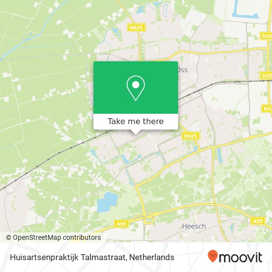 Huisartsenpraktijk Talmastraat map