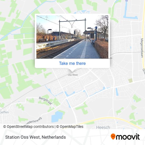 Station Oss West map