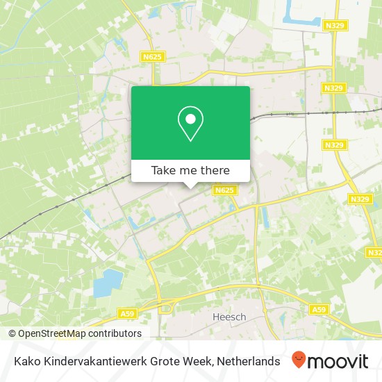 Kako Kindervakantiewerk Grote Week map