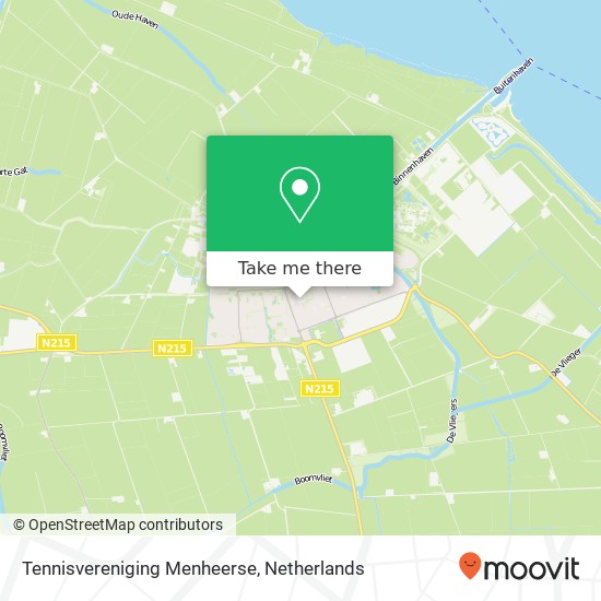 Tennisvereniging Menheerse map