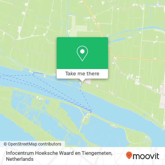 Infocentrum Hoeksche Waard en Tiengemeten Karte