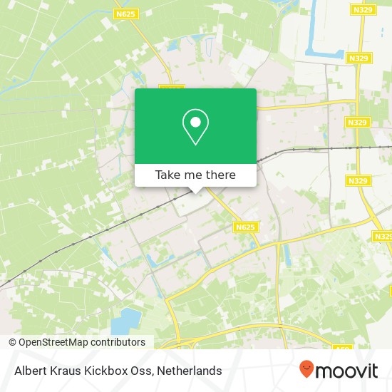 Albert Kraus Kickbox Oss map