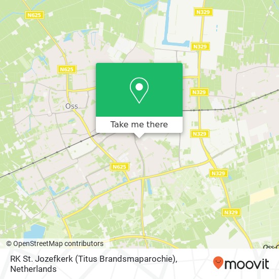 RK St. Jozefkerk (Titus Brandsmaparochie) Karte