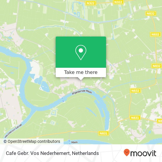 Cafe Gebr. Vos Nederhemert map