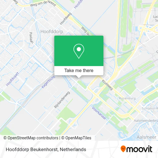 Hoofddorp Beukenhorst map