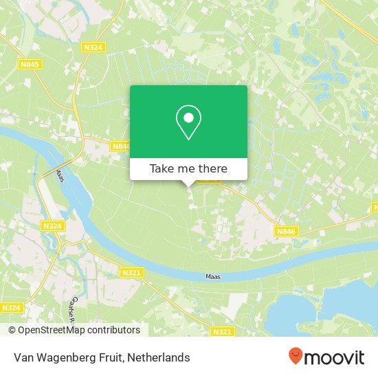 Van Wagenberg Fruit map