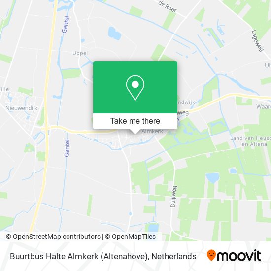 Buurtbus Halte Almkerk (Altenahove) map