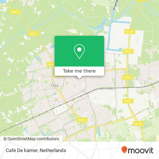 Café De kamer map