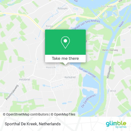 Sporthal De Kreek map