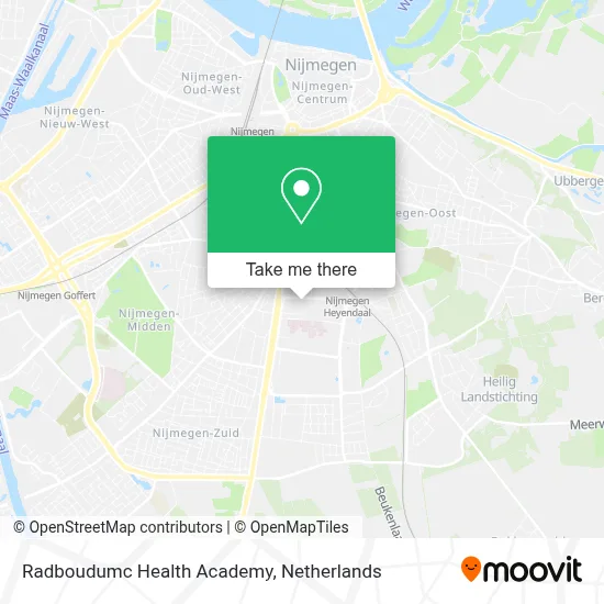 Radboudumc Health Academy Karte