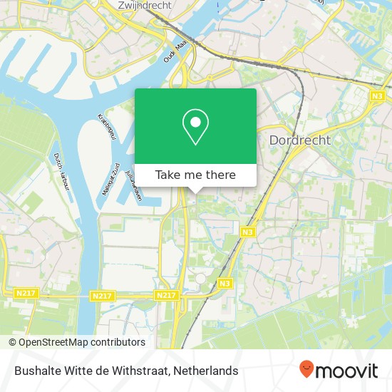 Bushalte Witte de Withstraat map