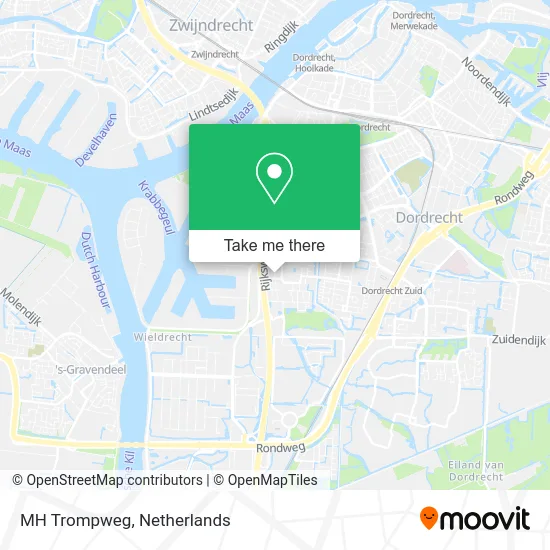 MH Trompweg map