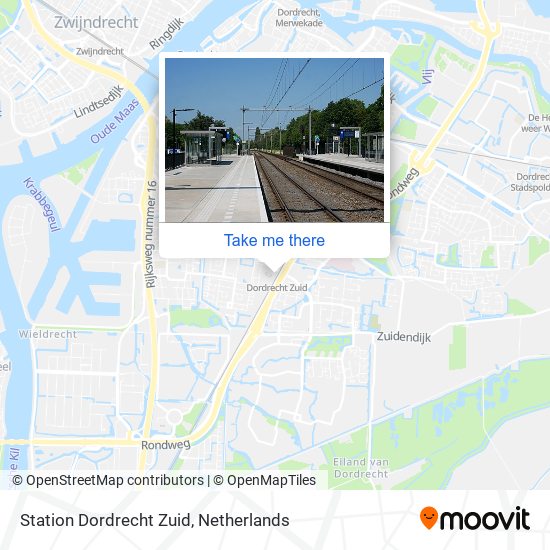 Station Dordrecht Zuid Karte