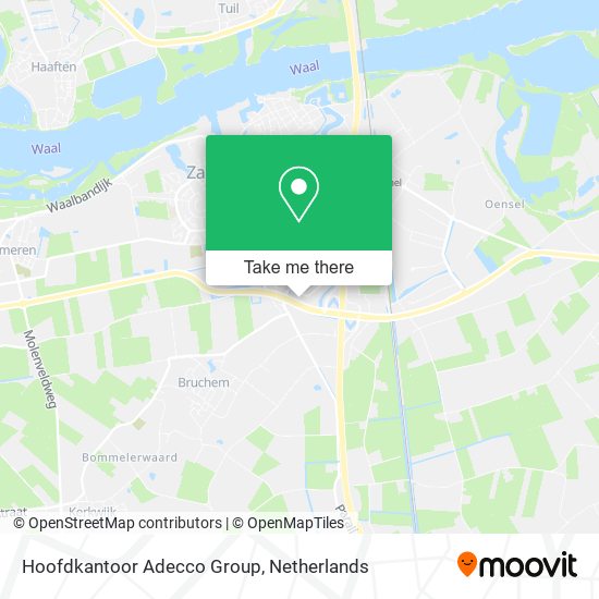 Hoofdkantoor Adecco Group map