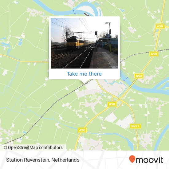 Station Ravenstein map