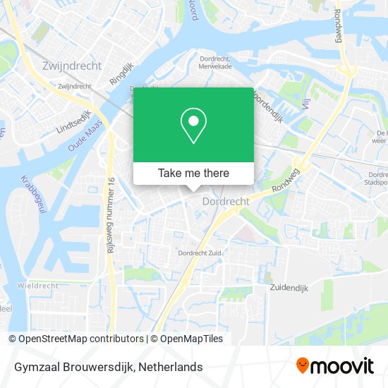 Gymzaal Brouwersdijk map