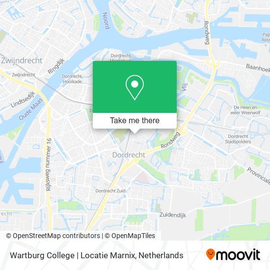 Wartburg College | Locatie Marnix Karte