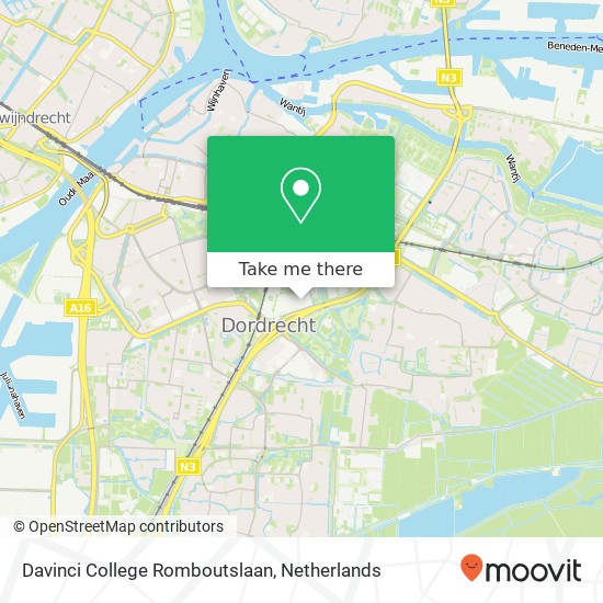 Davinci College Romboutslaan map