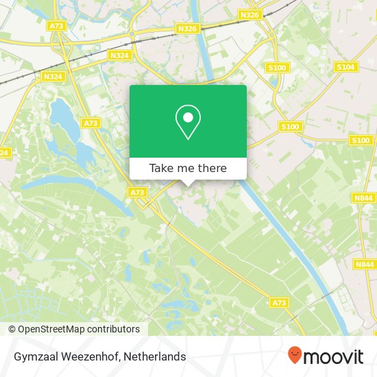 Gymzaal Weezenhof map