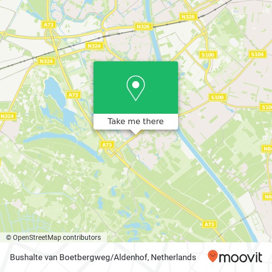 Bushalte van Boetbergweg / Aldenhof map
