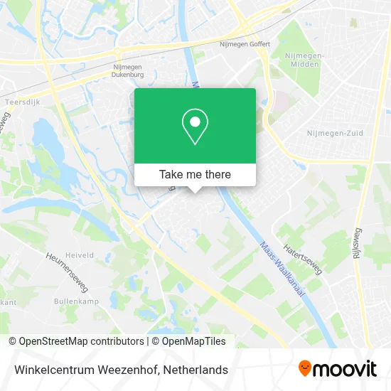 Winkelcentrum Weezenhof map