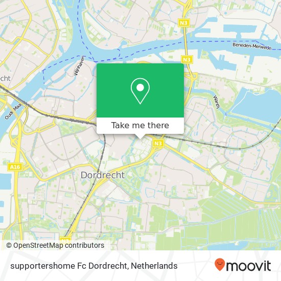 supportershome Fc Dordrecht map