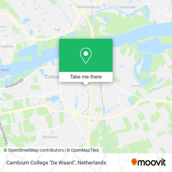 Cambium College "De Waard" map