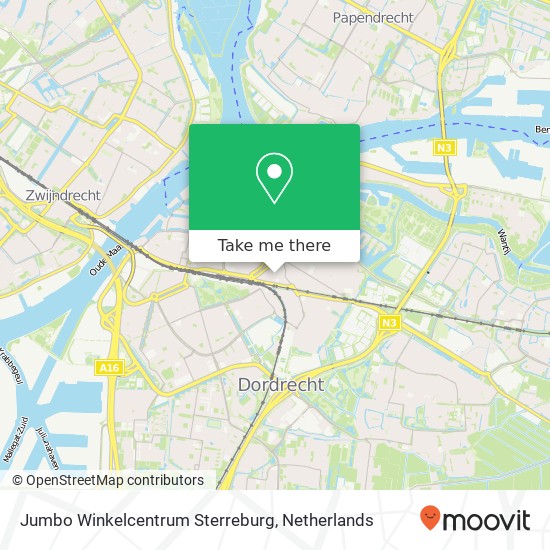 Jumbo Winkelcentrum Sterreburg Karte