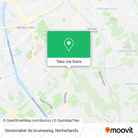 Slotemaker de bruineweg Karte