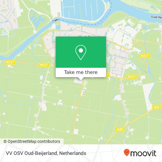 VV OSV Oud-Beijerland map