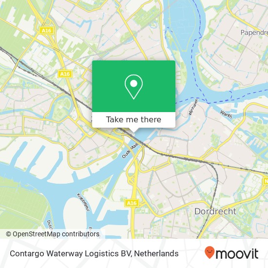 Contargo Waterway Logistics BV map