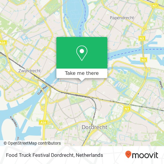 Food Truck Festival Dordrecht map