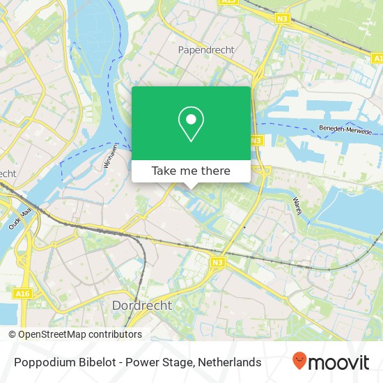 Poppodium Bibelot - Power Stage map