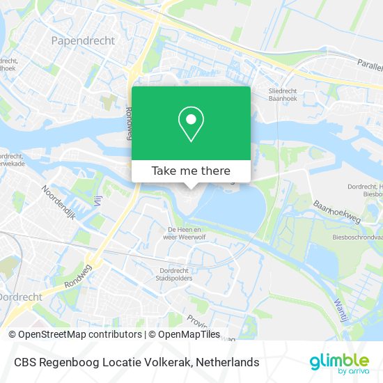 CBS Regenboog Locatie Volkerak map