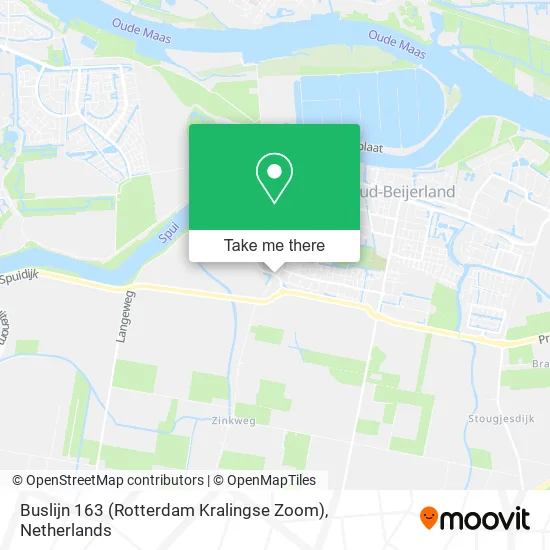 Buslijn 163 (Rotterdam Kralingse Zoom) map
