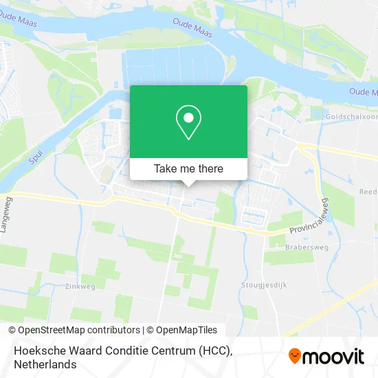 Hoeksche Waard Conditie Centrum (HCC) map