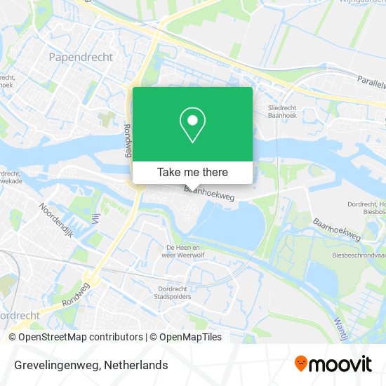 Grevelingenweg map