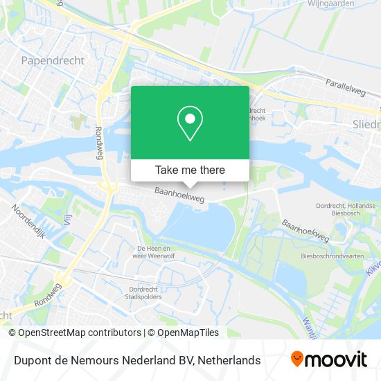 Dupont de Nemours Nederland BV map