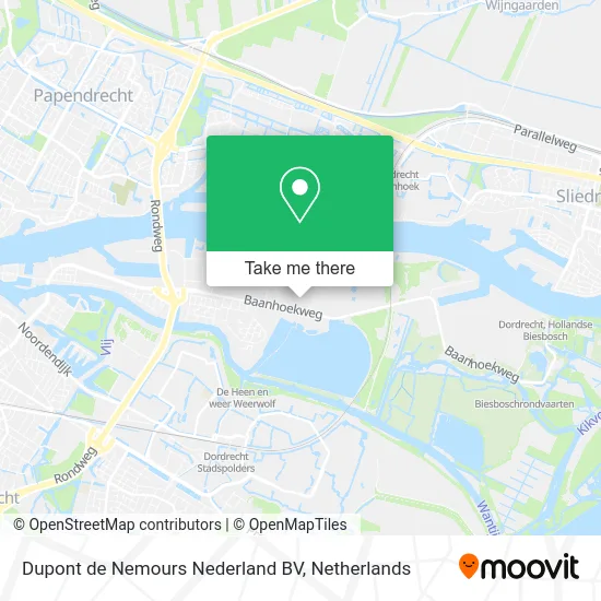 Dupont de Nemours Nederland BV map