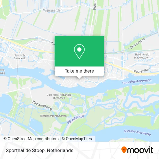 Sporthal de Stoep map