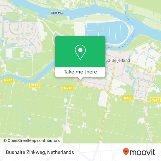 Bushalte Zinkweg map